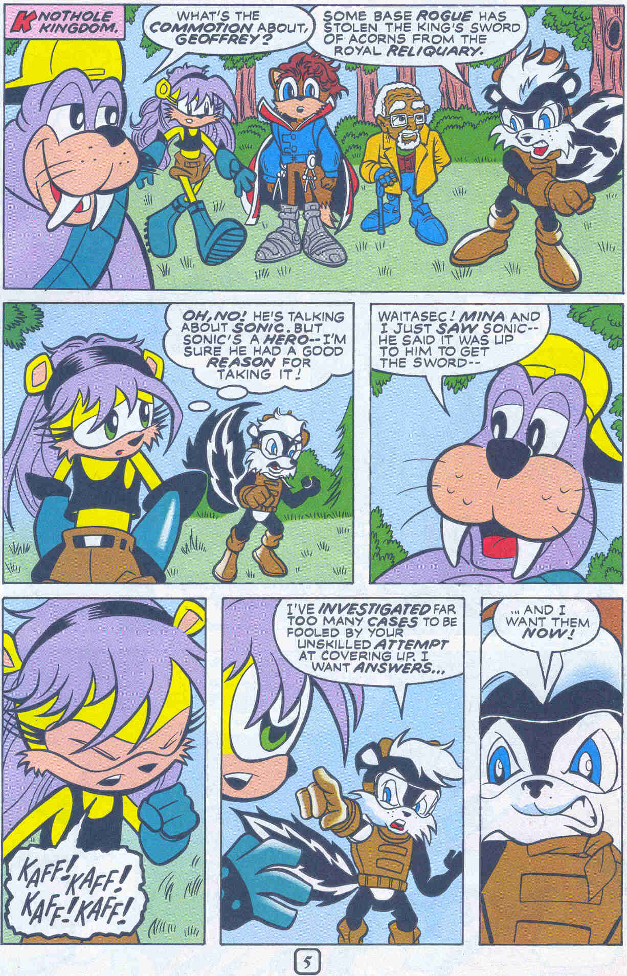 Sonic - Archie Adventure Series March 2001 Page 05
